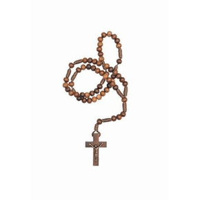 Terço no Cordão Imbuia - 4 mm -