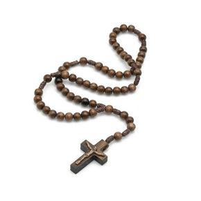 Terço no Cordão Imbuia -