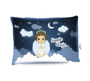 Travesseiro Santo Anjo Menino - Aromatizado Chá de Camomila -