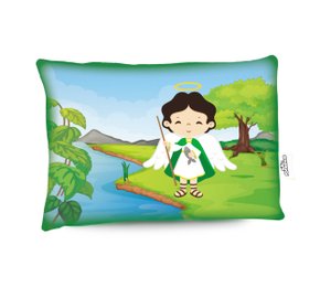 Travesseiro São Rafael Arcanjo - Aromatizado Chá de Camomila -