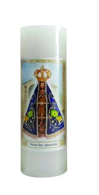 Vela Grossa Votiva - 5,7 x 14 cm - Parafina -