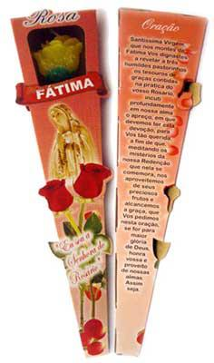 Vela Botão de Rosa Perfumada - N. S. de Fátima -
