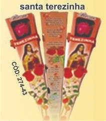 Vela Botão de Rosa Perfumada - Santa Terezinha -