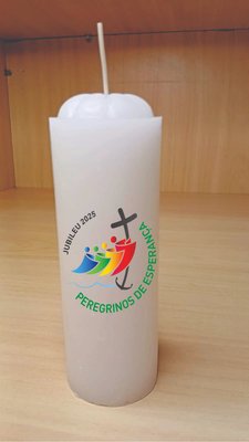 Vela Jubileu de Esperança 2025 - 5 x 12 cm