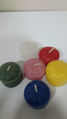 Vela Lamparina Unidade - 3,5 x 1,5 cm -