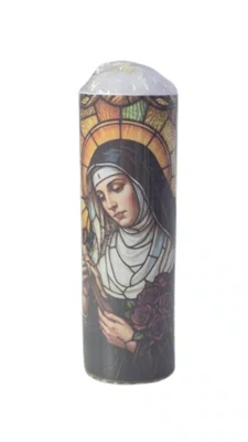 Vela Média Votiva - 5 x 15 cm - Santa Rita