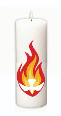 Vela Pentecostes - 7 x 20 - Símbolo -