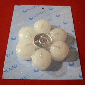 Velas Lamparinas = 6 vela + 1 Rechô -