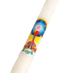 Velas para 1ª Eucaristia Torneadas -Tradicionais - Unidade -