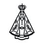 Adesivo Recortado para Carro - N. S. Aparecida (modelo 01) -