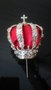 Coroa Fundição Dourada Especial Strass  9,5 cm - Para Imagem de 40 cm -