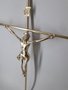 Crucifixo Metal 32 x 18 cm - Barra Redonda