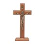 Crucifixo para Mesa -  São Bento - 17 cm - Ouro Velho -