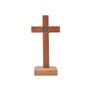 Crucifixo para Mesa - São Bento - 9 cm - Ouro Velho -