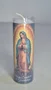 Kit 6 un Vela Votiva 3,5x10 cm - Nossa Senhora de Guadalupe