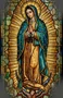 Oratório N. S. de Guadalupe Resinado em MDF com Porta Vela
