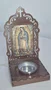 Oratório N. S. de Guadalupe Resinado em MDF com Porta Vela