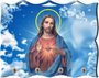 Porta Chaves com Imagem Fotográfica - Sagrado coração de Jesus -