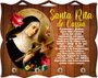 Porta Chaves com Imagem Fotográfica - Santa Rita de Cássia -