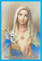 Porta Vela  com Imagem Colorida - Imaculado Coração de Maria -