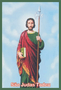 Porta Vela com Imagem Colorida - São Judas Tadeu -
