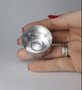 Rechô de Alumínio para Vela Lamparina - 3,6 x 2 cm -