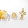 Terço de Noiva  Pérola com Strass -