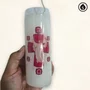 Mini Círio Pascal Médio - Adesivado - Cristo 01 - Diâmetro 5 cm -