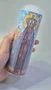 Vela Média Votiva - 5 x 15 cm - N. S. Aparecida (modelo 3)