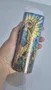 Vela Média Votiva Vitral - 5 x 14 cm - Anjo da Guarda