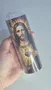 Vela Média Votiva Vitral - 5 x 14 cm - Sagrado Coração de Jesus